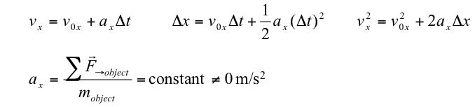 Constant Acceleration Model